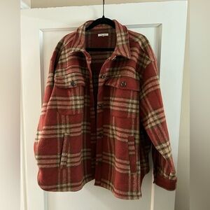 Maurices plaid shacket, 2X